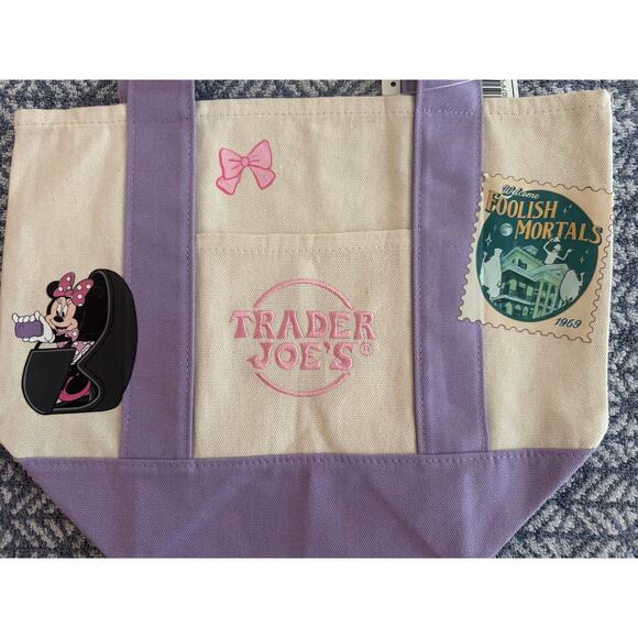Disney Handbags - Disney Haunted Manion Ride Custom Made Trader Joes Mini Tote One of a Kind